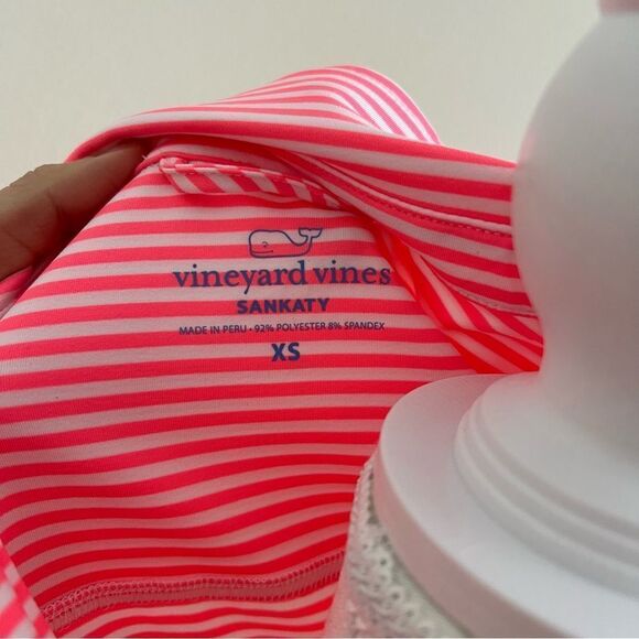 Vineyard Vines Striped Sleeveless Midi Margo Dress NEW Size XS Pink - Picture 8 of 11